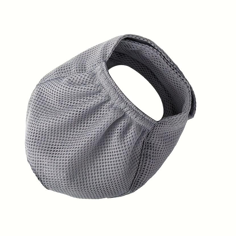 Cat Anti-Bite Breathable Muzzle (Adjustable & Comfortable) - Christmas Print, for Grooming/Care/Bathing, Great Holiday Gift