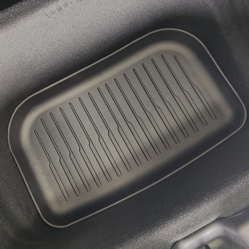 Tesla Model Y Refresh Foot Pads & Trunk Mats with Center Console Storage Box