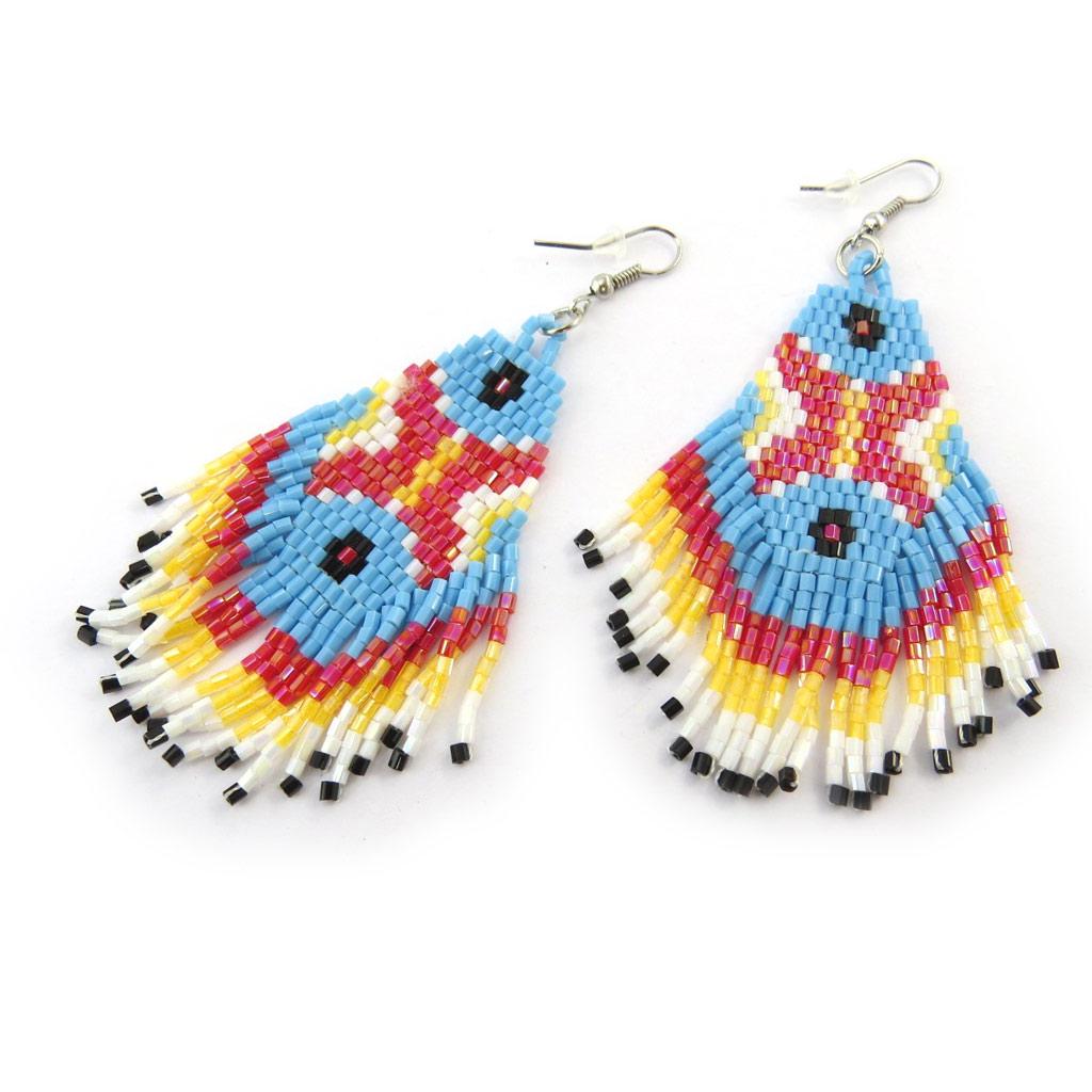 Les Trésors De Lily [N4642] - Multicolor 'Altai' Designer Earrings