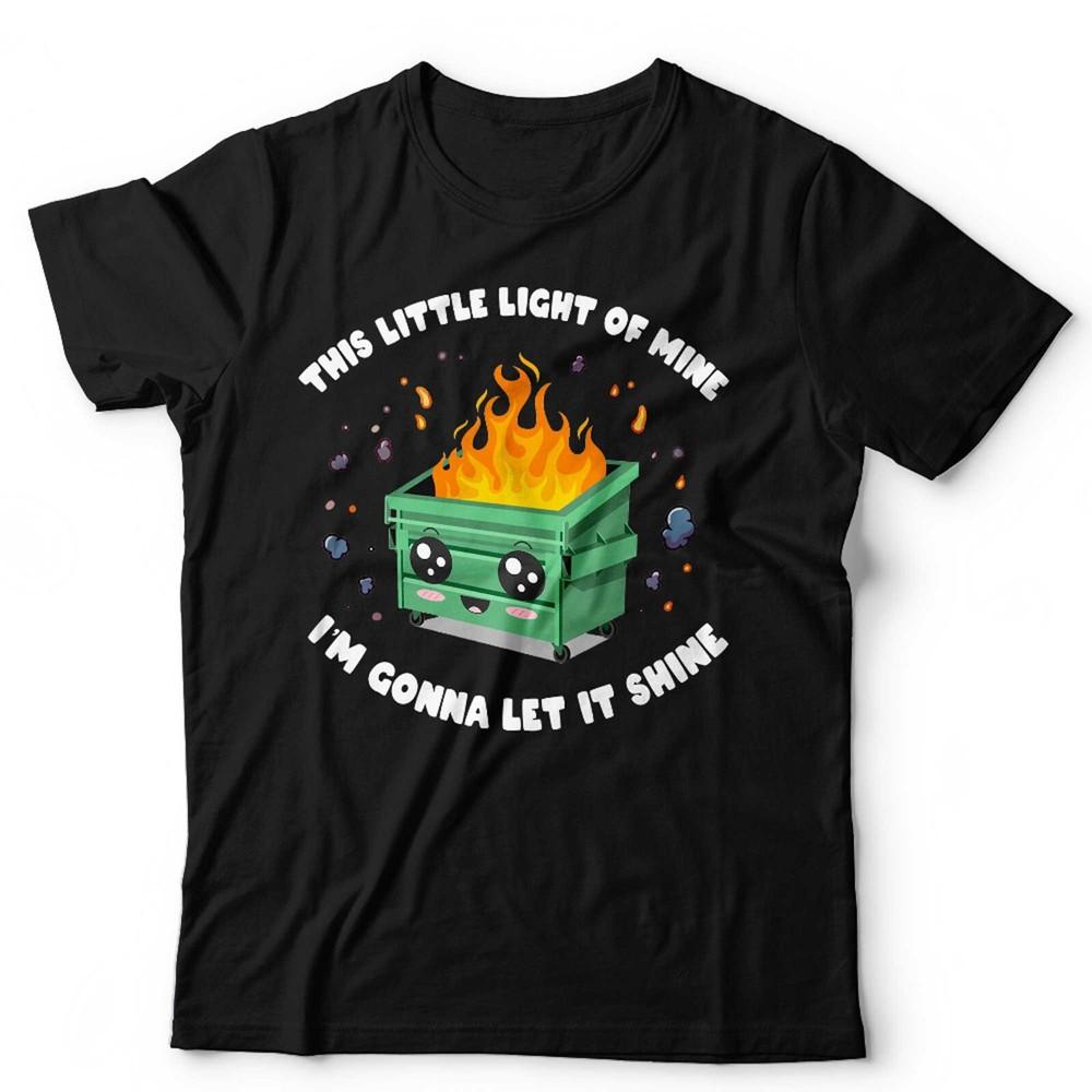 Unisextal Health T Shirt This Little Light Of Mine Unisex Kids Funny Dumpster Fire