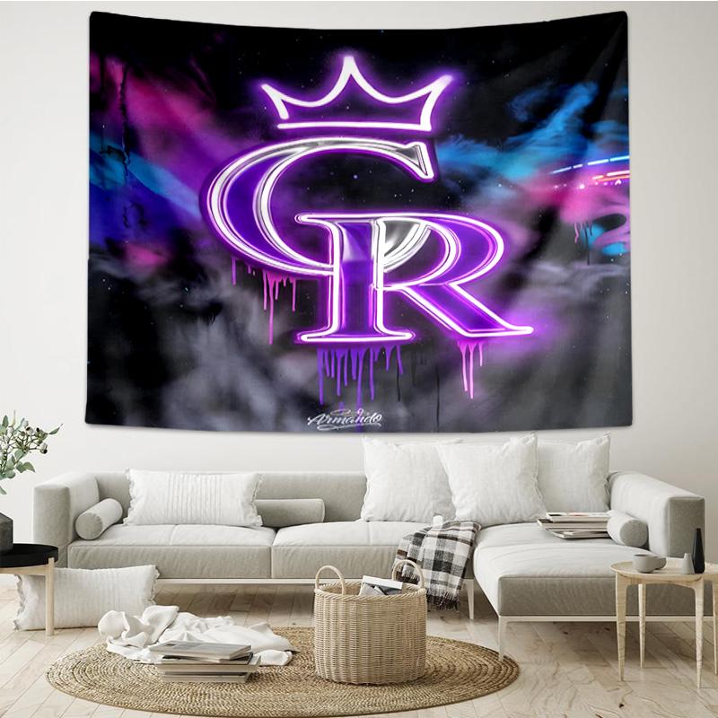 Rockies Baseball Quick-Dry Tapestry Hanging for Bedroom,Livingroom, Playroom,Decor Art Room Wall Tapestry Holiday and Birthday Gifts