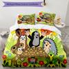 KRTECEK 3pcs Bedding Set Duvet Cover Closure Includes 1 Duvet Cover & 2 Pillowcases for All Seasons Bedroom Home Dorm Decor