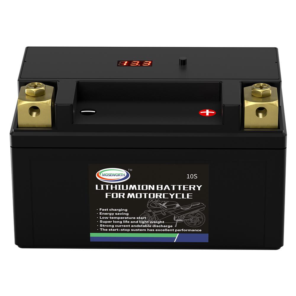 10S YTZ10S Lithium LiFePO4 Motorcycle Battery 12V 6Ah 420CCA Built in BMS Powersports Battery for ATV UTV Jet Ski Snowmobile