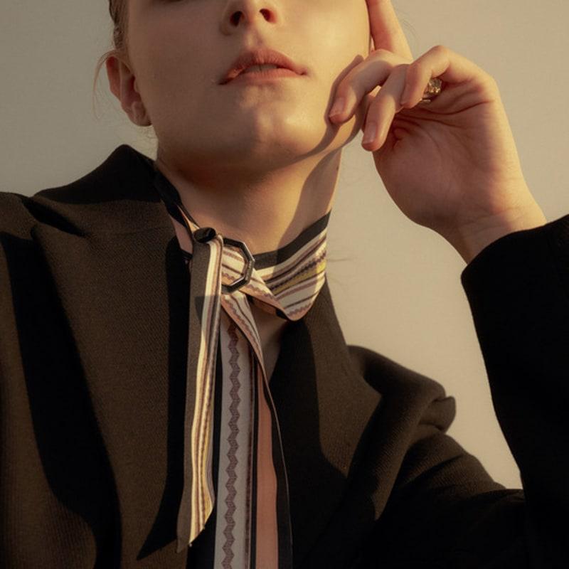 Saint Luxure Twilly Scarf Leo SL20SSTLE