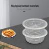 Transparent Round Disposable Meal Box
