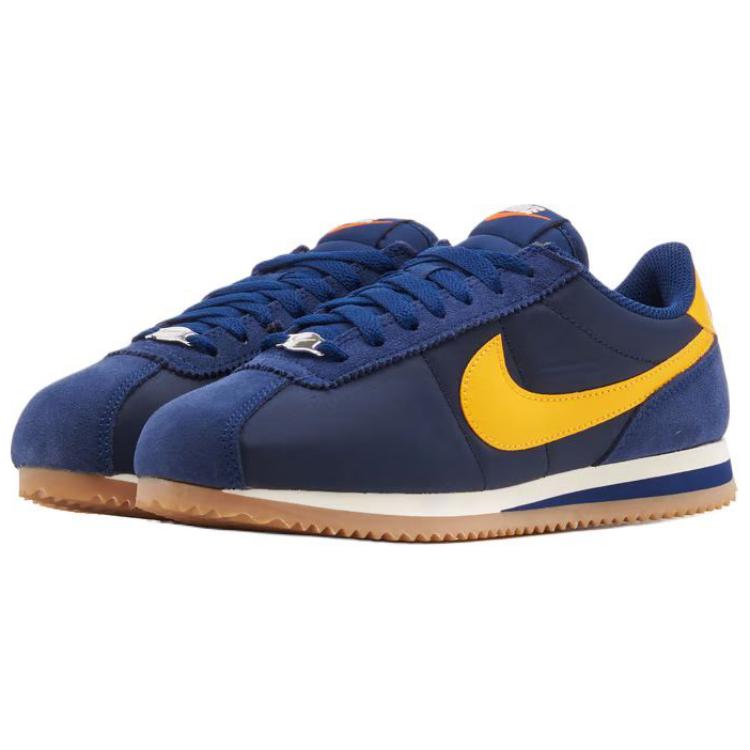 Nike Cortez Michigan Scarpe da Ginnastica da Donna Blu Blu Notte-Navy Oro Università DZ2795-403