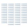 50Pcs Self Drilling Screw Cross Zinc Plated Carbon Steel Fastener Hardware 4.8x38mm Flat Head