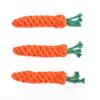 Dog Knot Toys, Pet Supplies Shaped Pet Cotton Rope Woven Carrot Dog Toys
