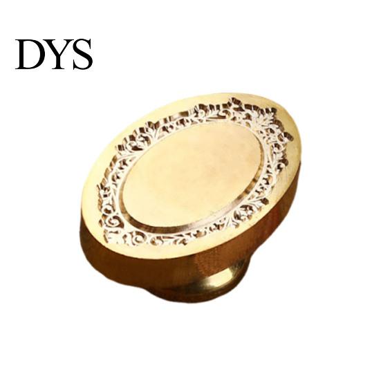 Custom Stamp Head Minimalist Frame Wax Seal Head, Solid Brass Engraved Sealing Retro Replacement Heads for Envelope Gift Packaging Journal Card