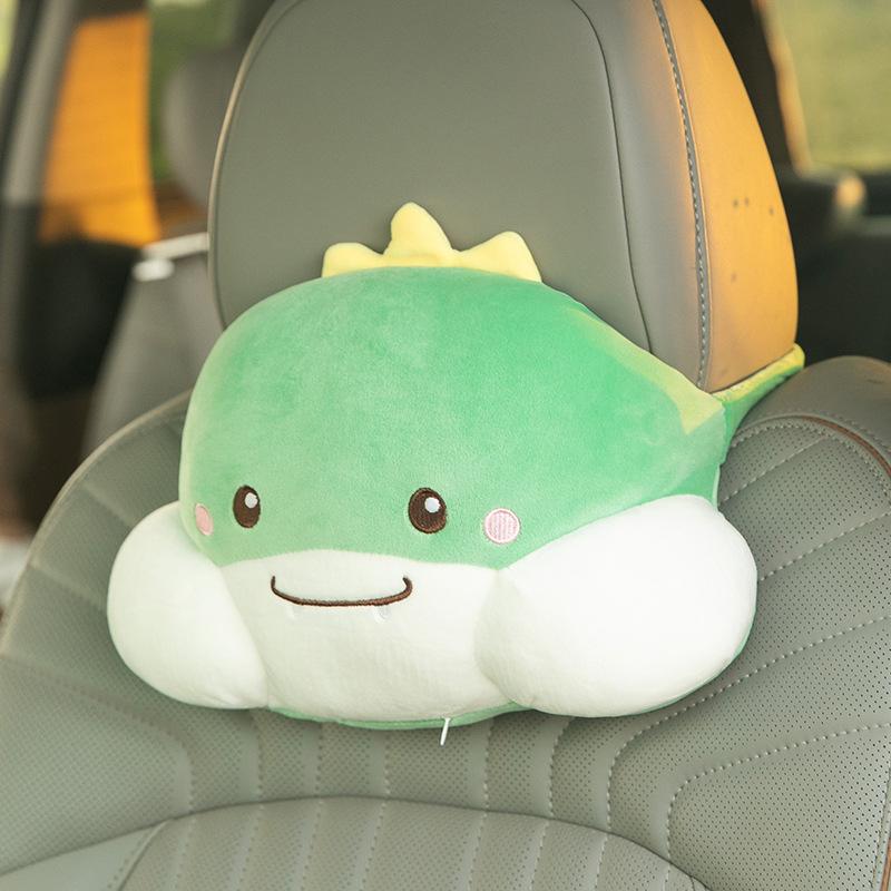 Car Headrest Neck Pillows, A Pair of Car Pillows, Creative Cute Car Waist Products, Women's Car Seat Pillows