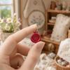 Drop Oil Craft Finish Enamel Mini Pendants 3D Vegetable Drop Oil Beads  Keychain Ornament Decor