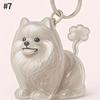 Cat Dog Hair Memorial Storage Case Keychain My Pet's Fur Container Collector Capsule Keyring Souvenirs DIY Keychains Accessories
