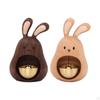 Wood Doorbell Ornament Bell Pendant Home Furnishing,Crafts,Gift,Hanging Bell,Rabbits Decor for