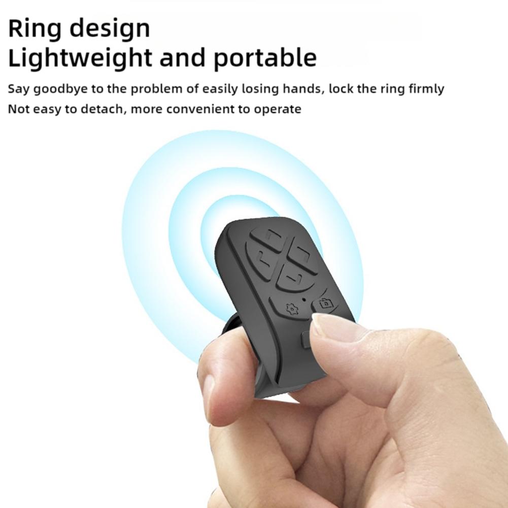 Finger Remote Control Scrolling Tiktoks Remote Mobile Video Phone Camera Stick Selfie Remote Co Q0N1