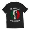 El Abuelo Mas Chignon Mexican Flag Fathers Day Dia Del Padre Graphic T-Shirt and Kids Tshirt