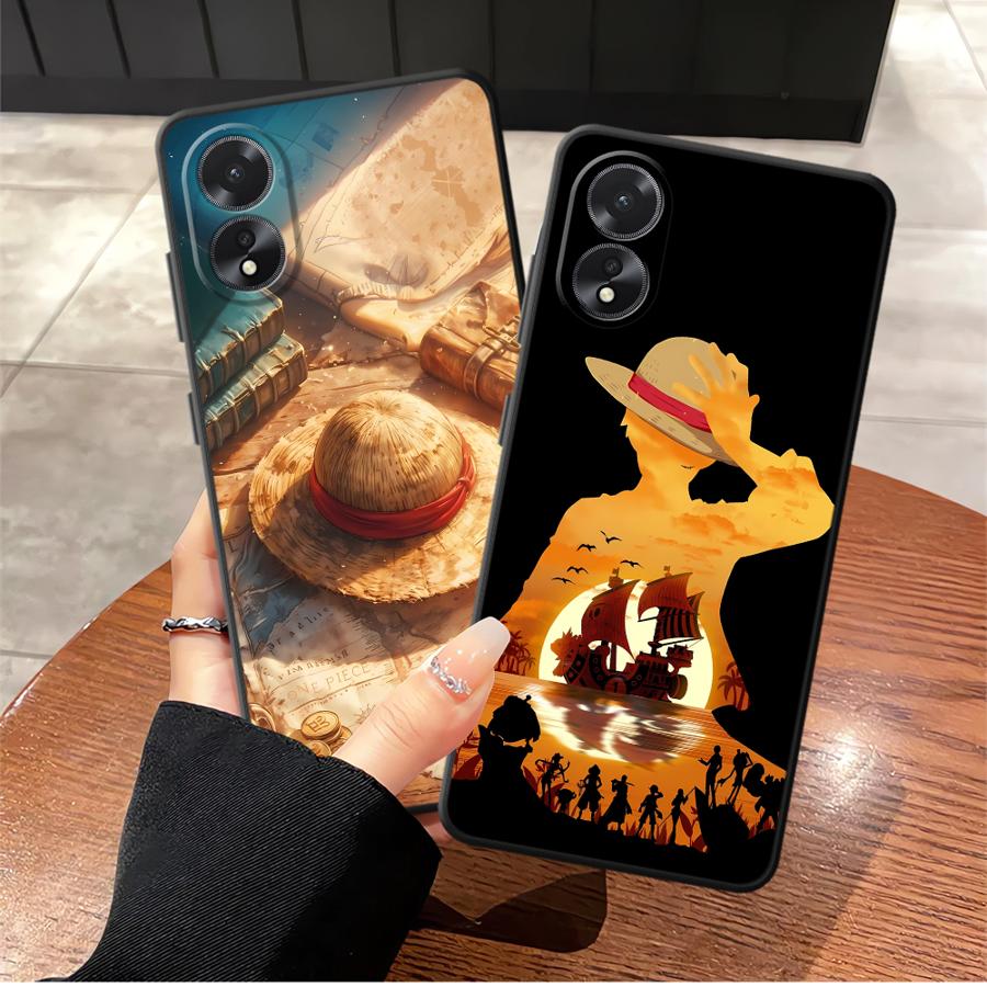 Phone Cover Case for Oppo A18 A31 A72 A9 A38 A17 A32 A73 A54 A15 A32 A11 A37 A12 A36 A16 A33 A71 A52 A53 Luffy Zoro Cartoon