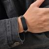 Free Custom Strap Bracelet for Teenager Boy,Back to School Season Contact Number ID Wristband,Stainless Steel Jewelry Gift