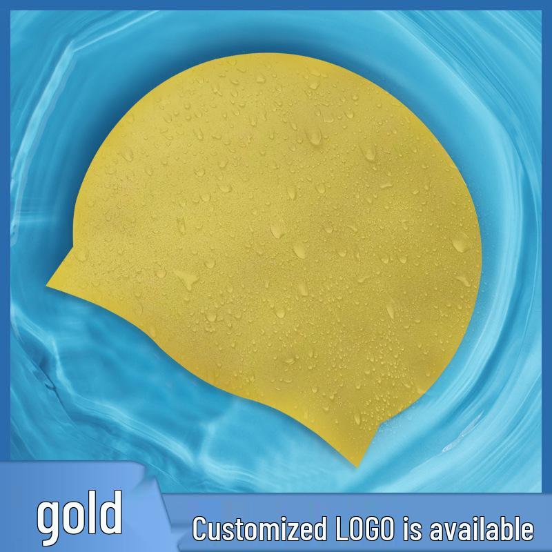 60g Unisex Silicone Swim Cap: Adult Fashion, Waterproof, Ear Protection, Pure Color