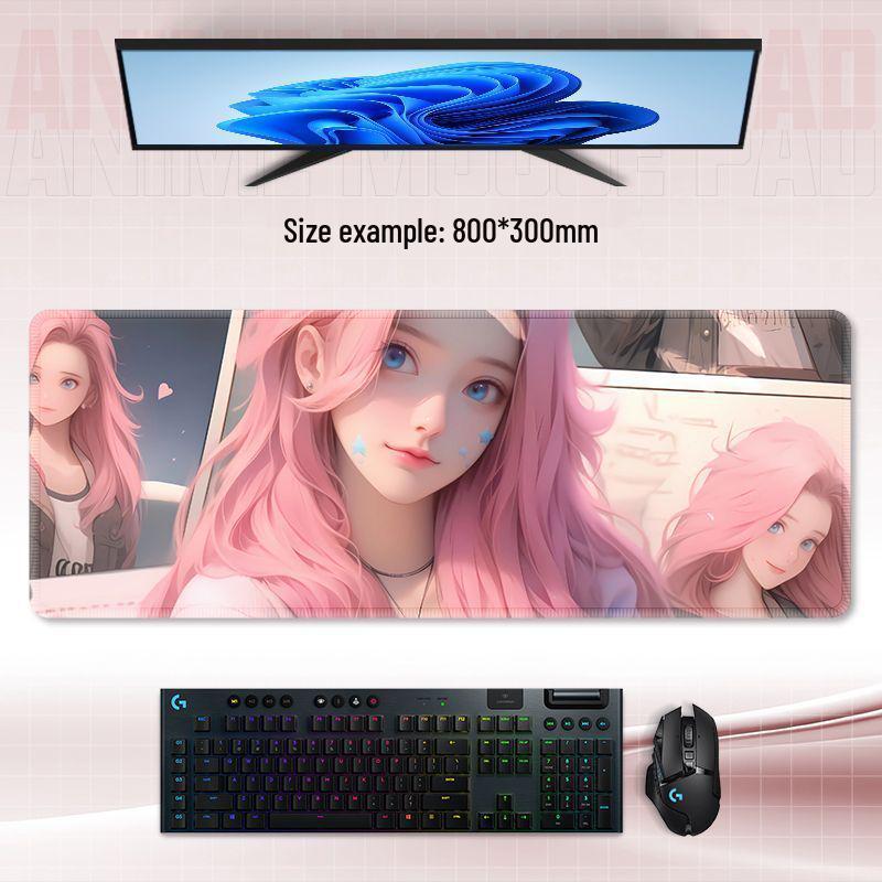 Extra Large Washable Mouse Pad: Stain-Resistant, Sweat-Proof Desk Mat for Dorm, Office, and Esports
