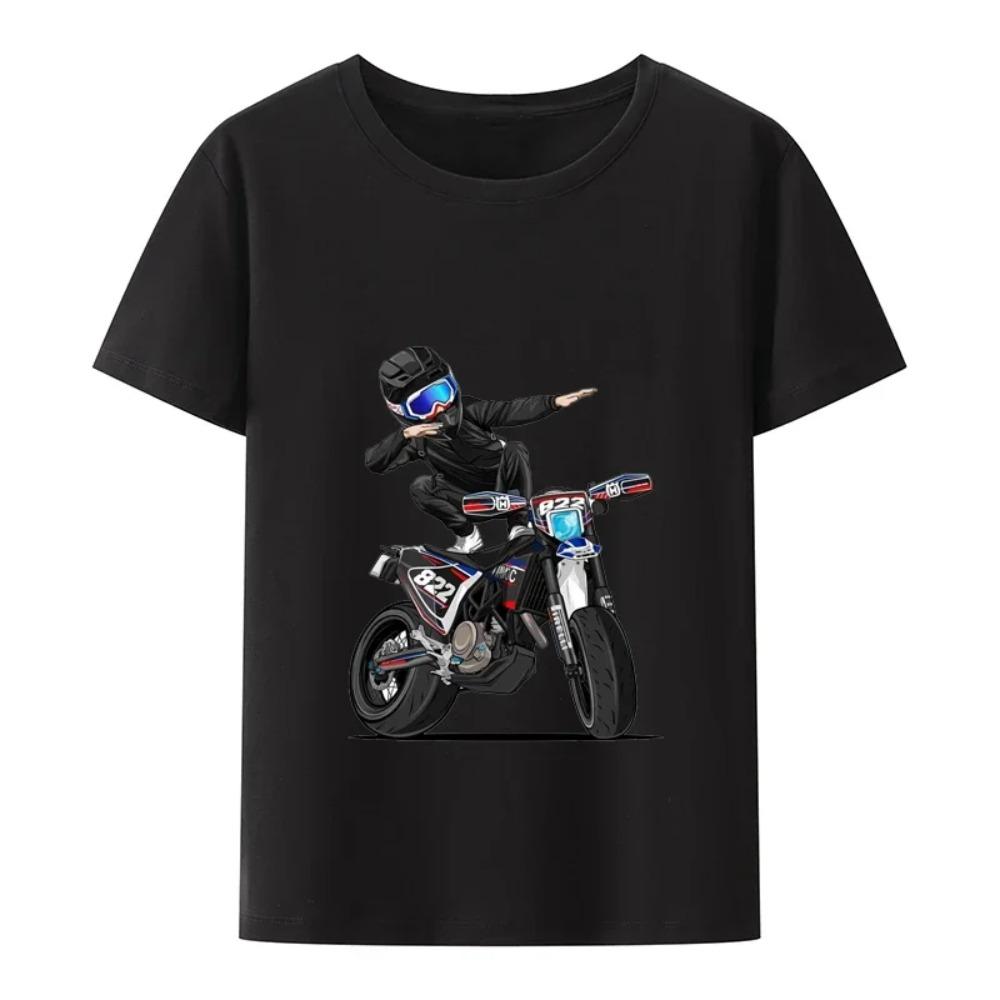 Funny Rider  T-shirt for  Men  Top  Casua Vintage     Graphic T Shirts  Boy   Harajuku  Street Fashion Camisa