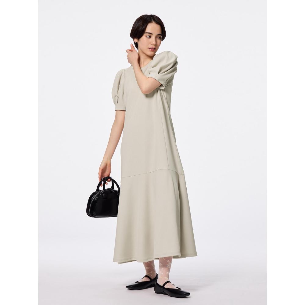 

Платье Gu By Uniqlo с объемными рукавами, рукав 5 минут, Z+e 31 BEIGE/L