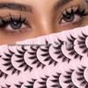 Thick Slanted Black Fox Eye False Eyelashes