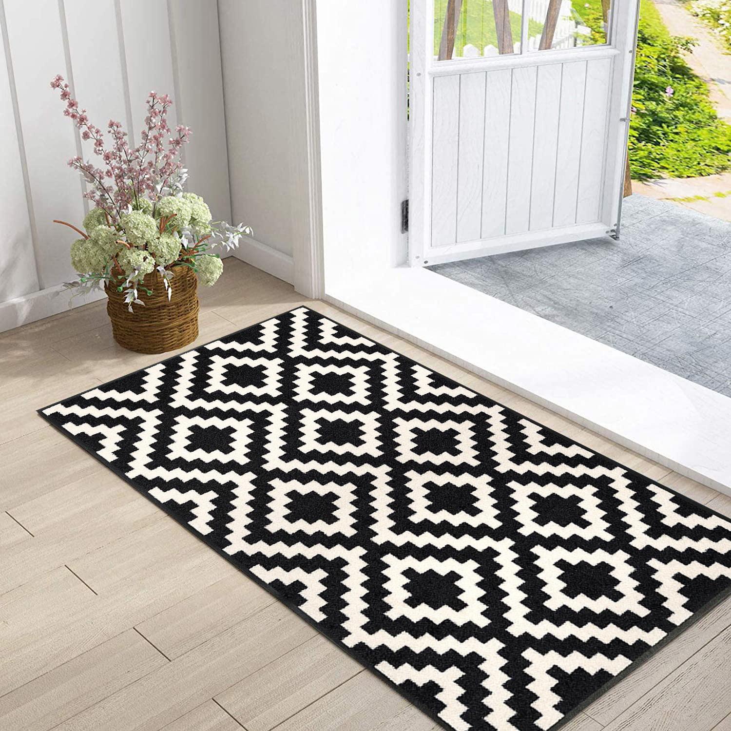 

VIKAMA Summer Outdoor Door Floor Mat, Bathroom Entrance, Anti-slip, Absorbent, Quick-drying Carpet, Home Decoration 40X60CM(1.3X2FT