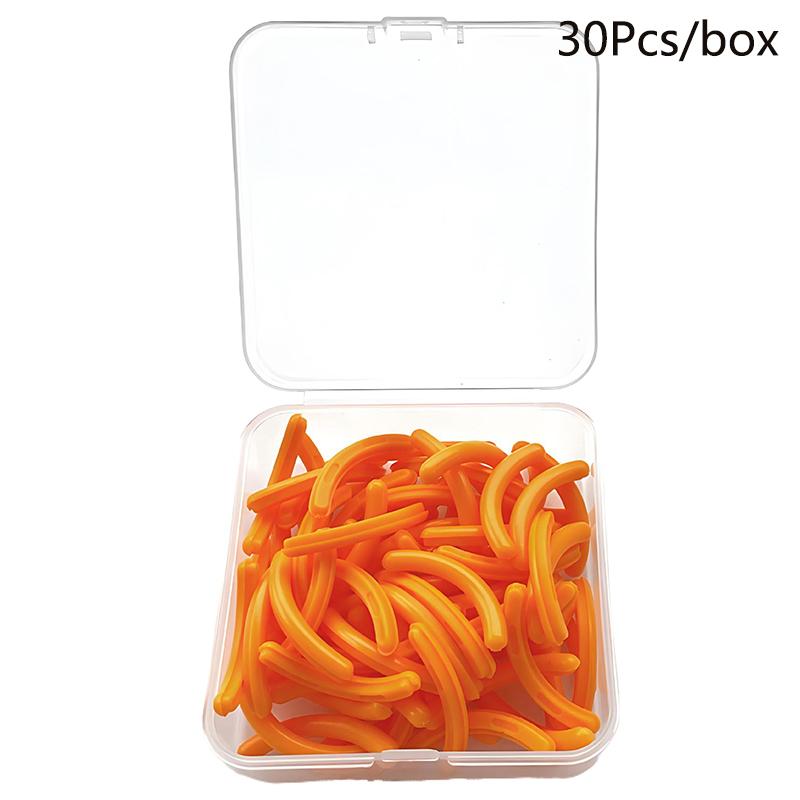 Colored Eyelashes Curler Replace Rubber 30Pcs/Box Black White Blue Elastic Eyelash Curler Replacement Rubber Strips Accessories