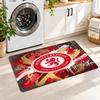 Flannel Kitchen Mat Middlesbrough FC Soft Area Rug Non Slip Floor Carpet Home Decoration