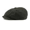 Four Seasons Cotton Cap Men British Vintage Octagonal Cap Solid Color Newsboy Cap
