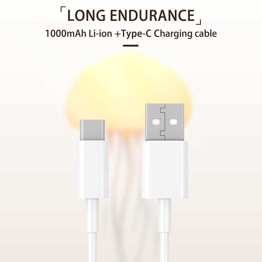 Jellyfish Lamp Voice Control Jellyfish Night Light Rechargeable Jellyfish Table Lamp Jellyfish Desk Lamp for Home Office Decor