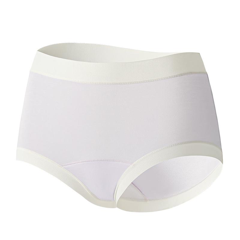 

Female Spring and Summer Breathable 10A Antibacterial Pure Cotton Crotch Without Trace High Bounce Briefs L светло-фиолетовый