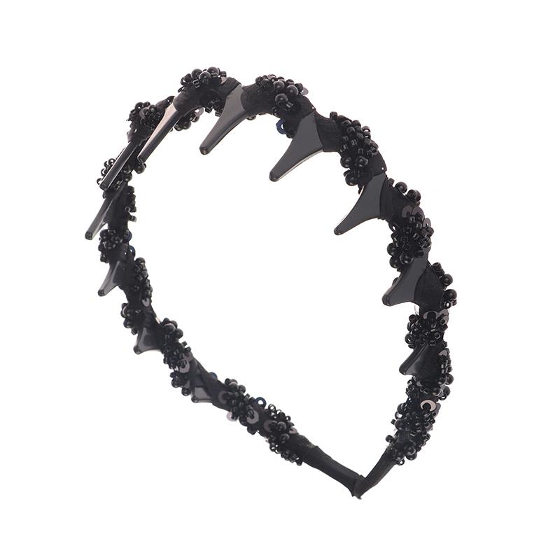 Temperament Handmade Beaded Headband Fashion Versatile Headband Hair Hoop For Women Girls Headwear Hair Accessories