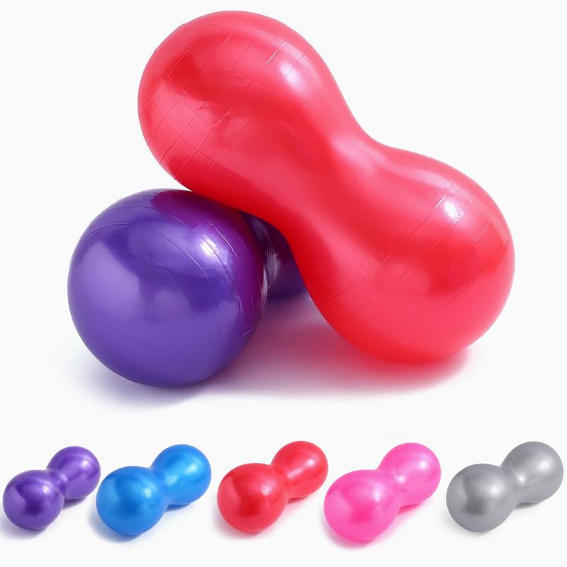PVC Peanut Ball for Yoga, Pilates, Massage, and Elderly Fitness