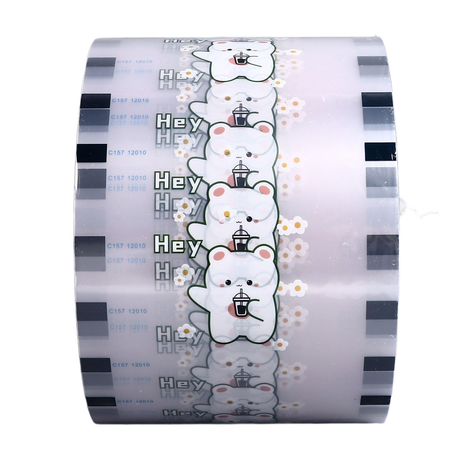 

Пленка для запечатывания стаканчиков Пластиковая пленка для запечатывания стаканчиков для чая Одноразовая пленка для запечатывания соевого молока