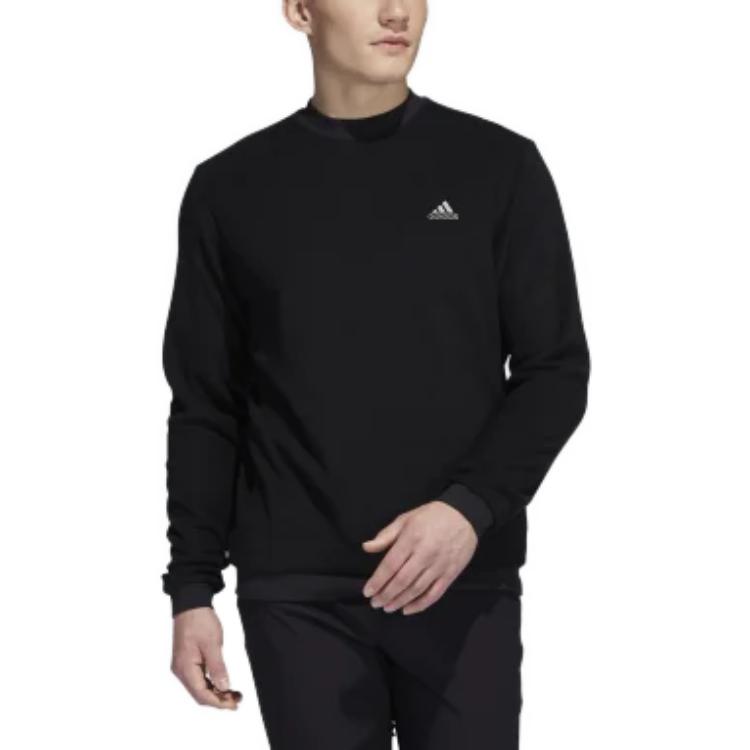 Adidas Sweatshirts Men's Black Crew Neck Moderate Other HN4551