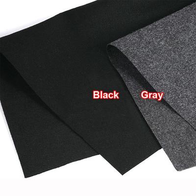 Automobil Innenraum Schwarz Grau Lautsprecherbox Teppich Länge 1/2M Filzstoff Lautsprechergittergewebe Breite 0,5M Subwoofer Kofferraumauskleidung