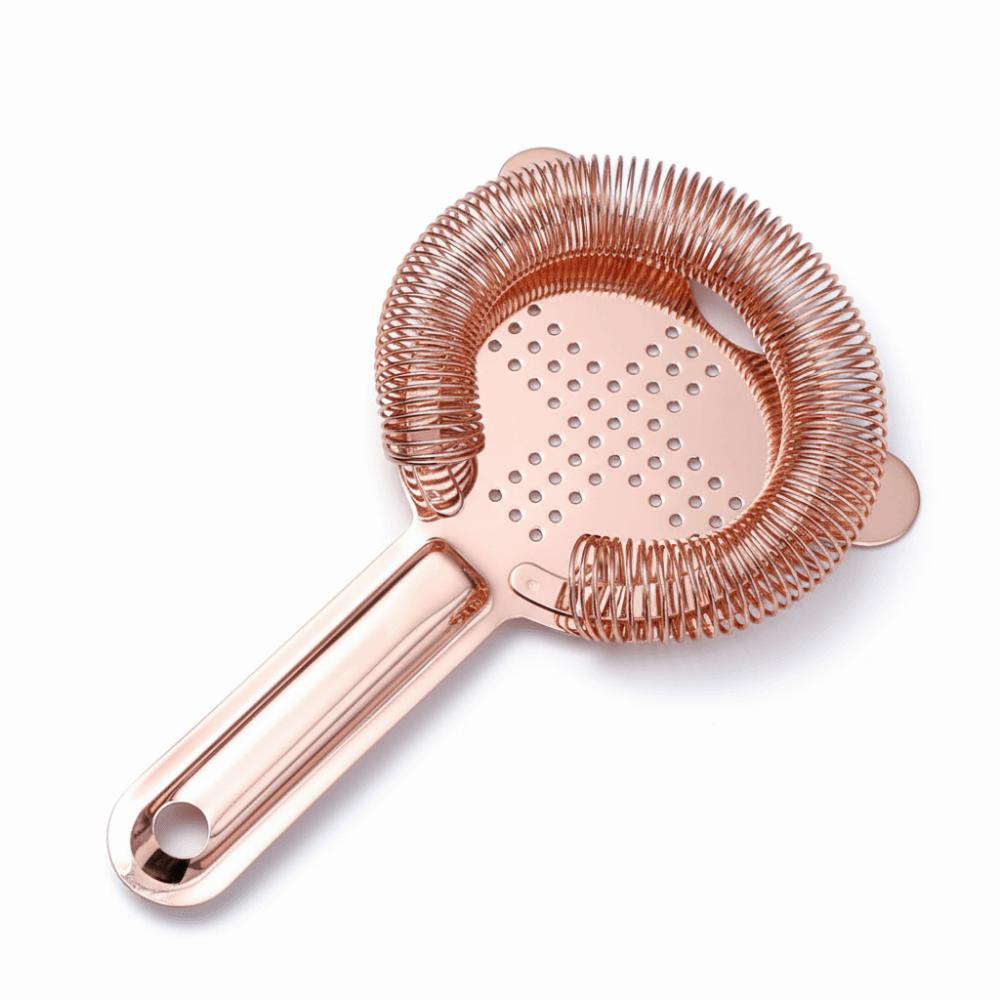 Cross Shape Bar Strainer Removable Spring Bar Tool Ice Separator Cocktail Strainer  Coffee