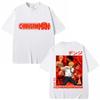 Japanese Anime Chainsaw Man Graphic T Shirts Men Women Trend Cosplay Short Sleeve Top pure Cotton Casual Y2k T-shirt Streetwear