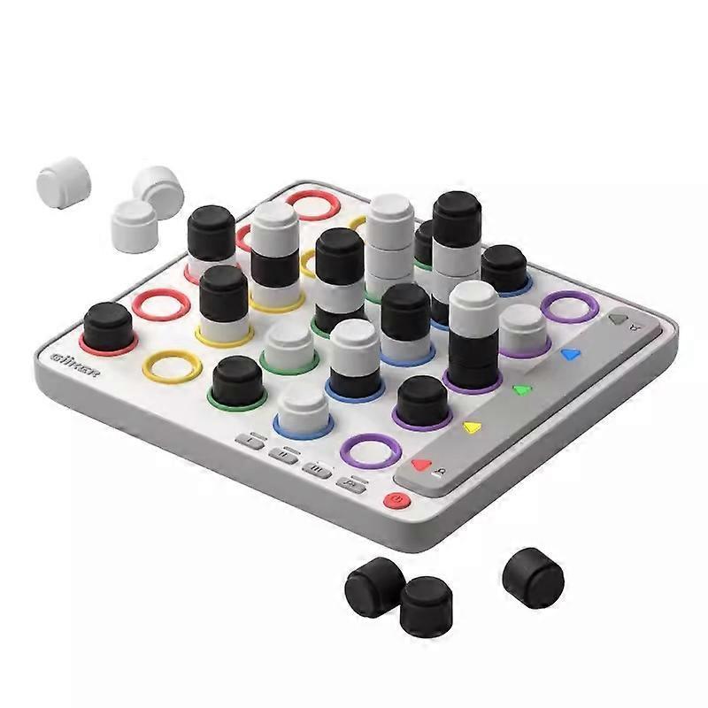 3D AI-Powered 4 In a Row Innovative Game, Strategy Board Game with Integrated Referee for 1-2 Players