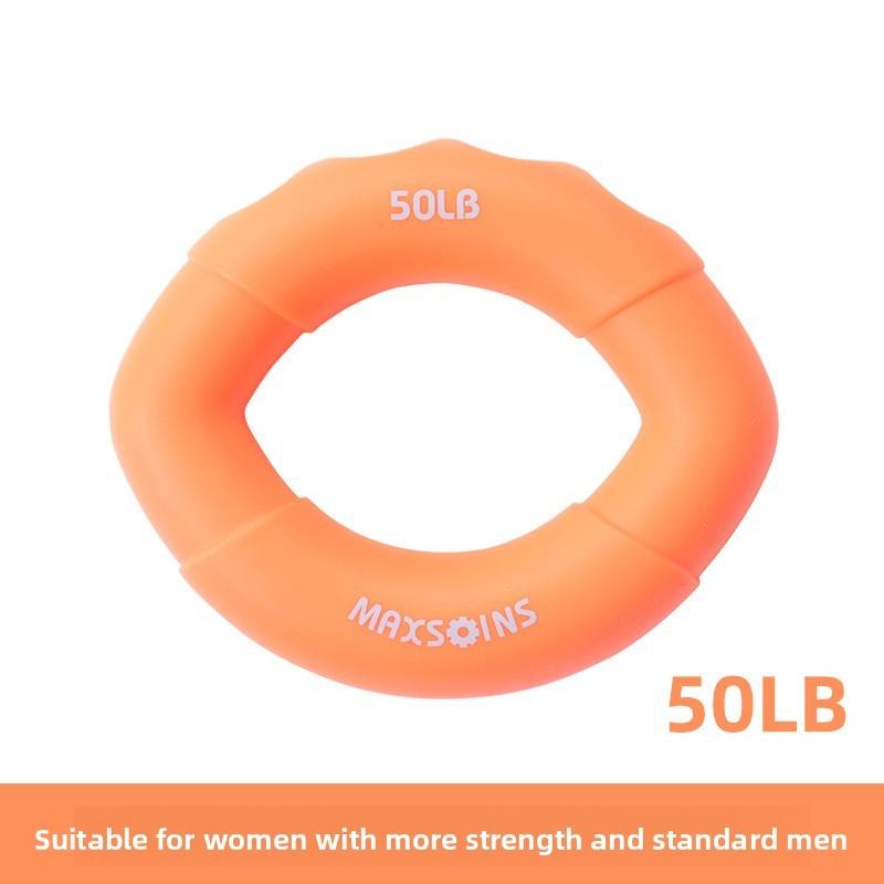 Elastic Hand Exercise Ring With Durable Silicone Material For Rehabilitation And Fitness