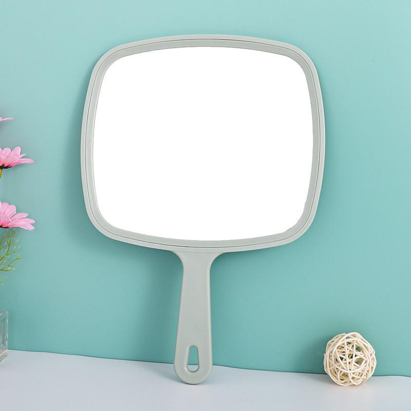 

Large Handheld Hanging Handle Mirror for Beauty, Makeup, Tattooing, and Dressing Table 23*32.5cm Extra Large Handle Mirror светло-зеленый