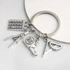 Compasses Geometry Keychain Calculator Student Keychain Math Formulas Keychain  Teachers' Day Gifts