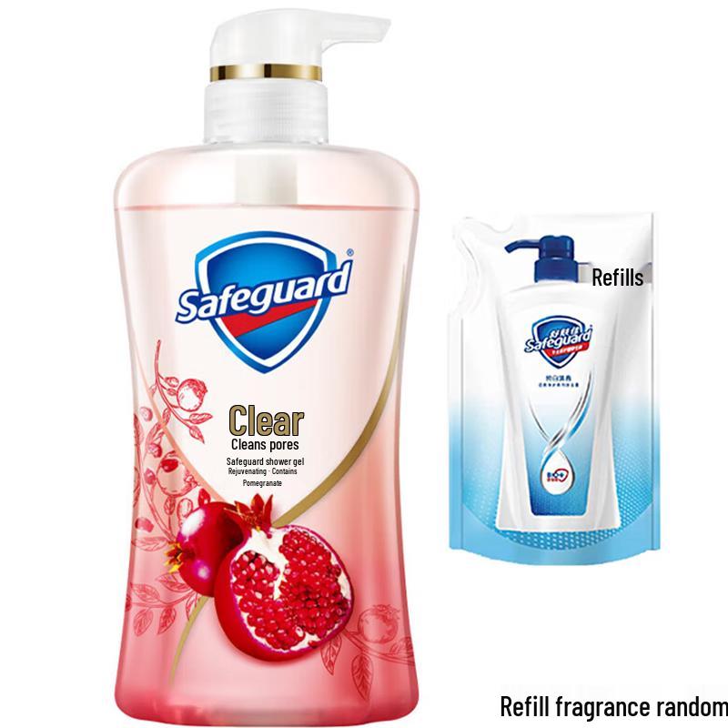 

Набор обновляющего геля для душа Safeguard с красным гранатом