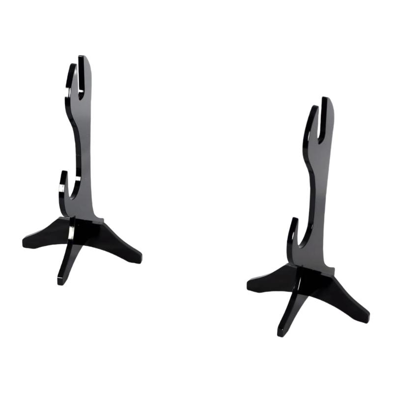 

DArtistic 2 Layer Sabers Display Rack Swords Holder for Home Decors and Office Display of Swords and Trophies чёрный