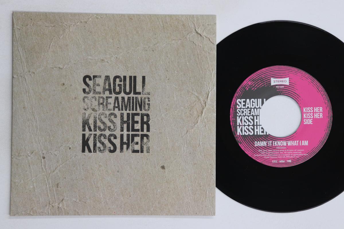 

7inch Record SEAGULL SCREAMING KISS HER KISS HER - Down To Mexico / Damn It I Know Wh HSC0021 HMV RECORD SHOP 2015 Japan Japanese Pop/Rock Used