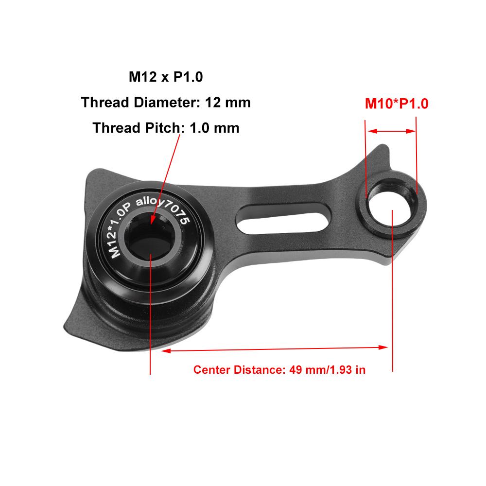 Extended UDH Derailleur Hanger for Trek/Sram Bike Rear Derailleur Installation