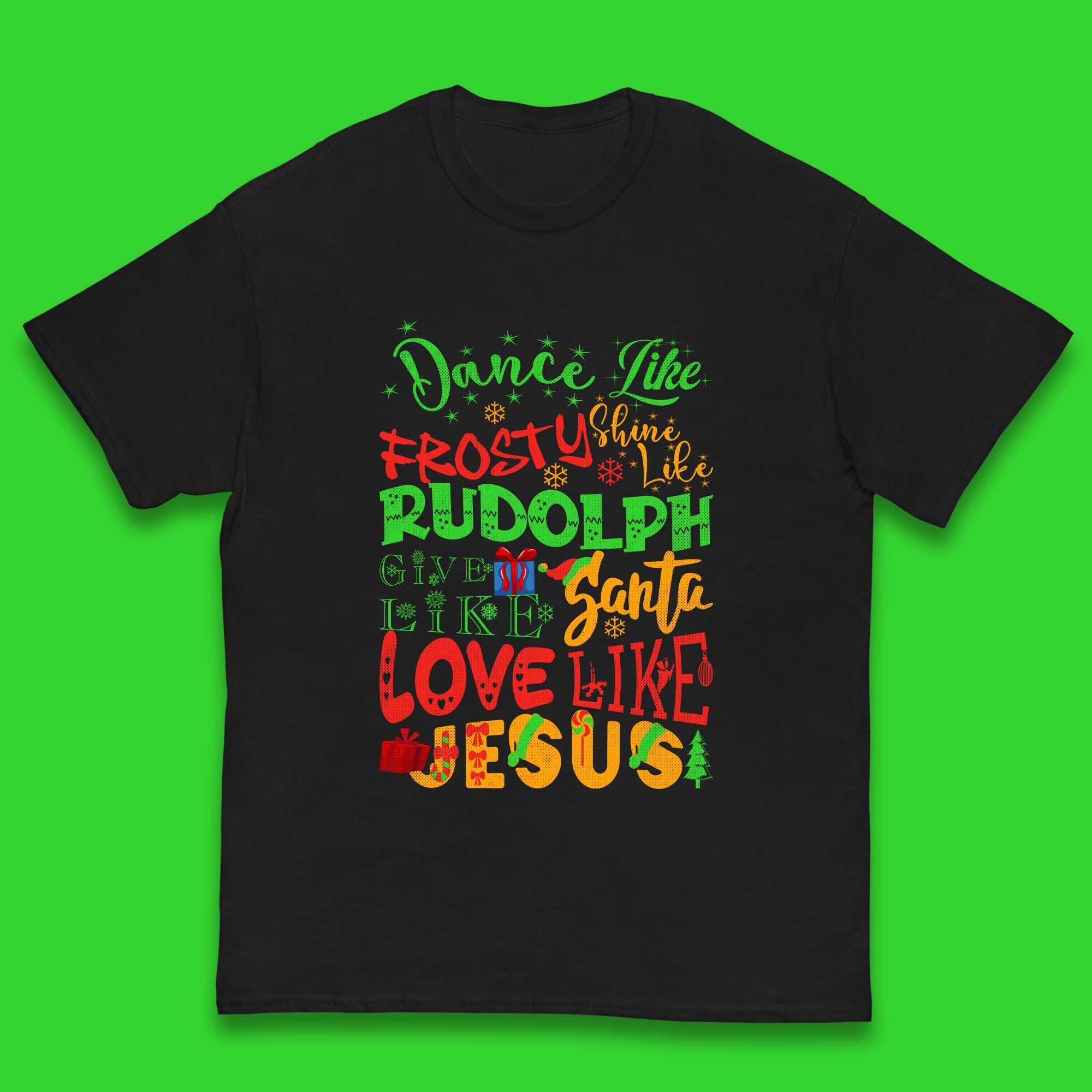 Dance Like Frosty Christmas Kids T-Shirt 110