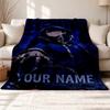 Welcome to Demon School Customizable name outdoor blanket soft cozy and warm Multi-purpose office blanket outdoor camping and travel blanket all