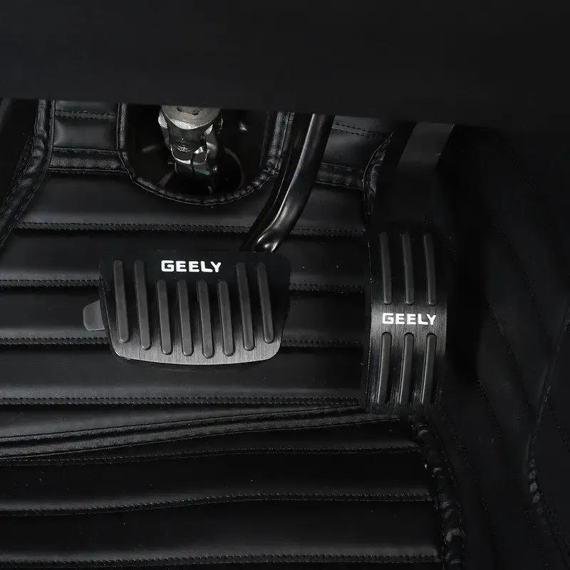 Car pedal cover Accelerator brake pedal Cover For GEELY Atals Boyue 2016 2017 2018- Emgrand NL-3 Proton X70 Coolray SX11